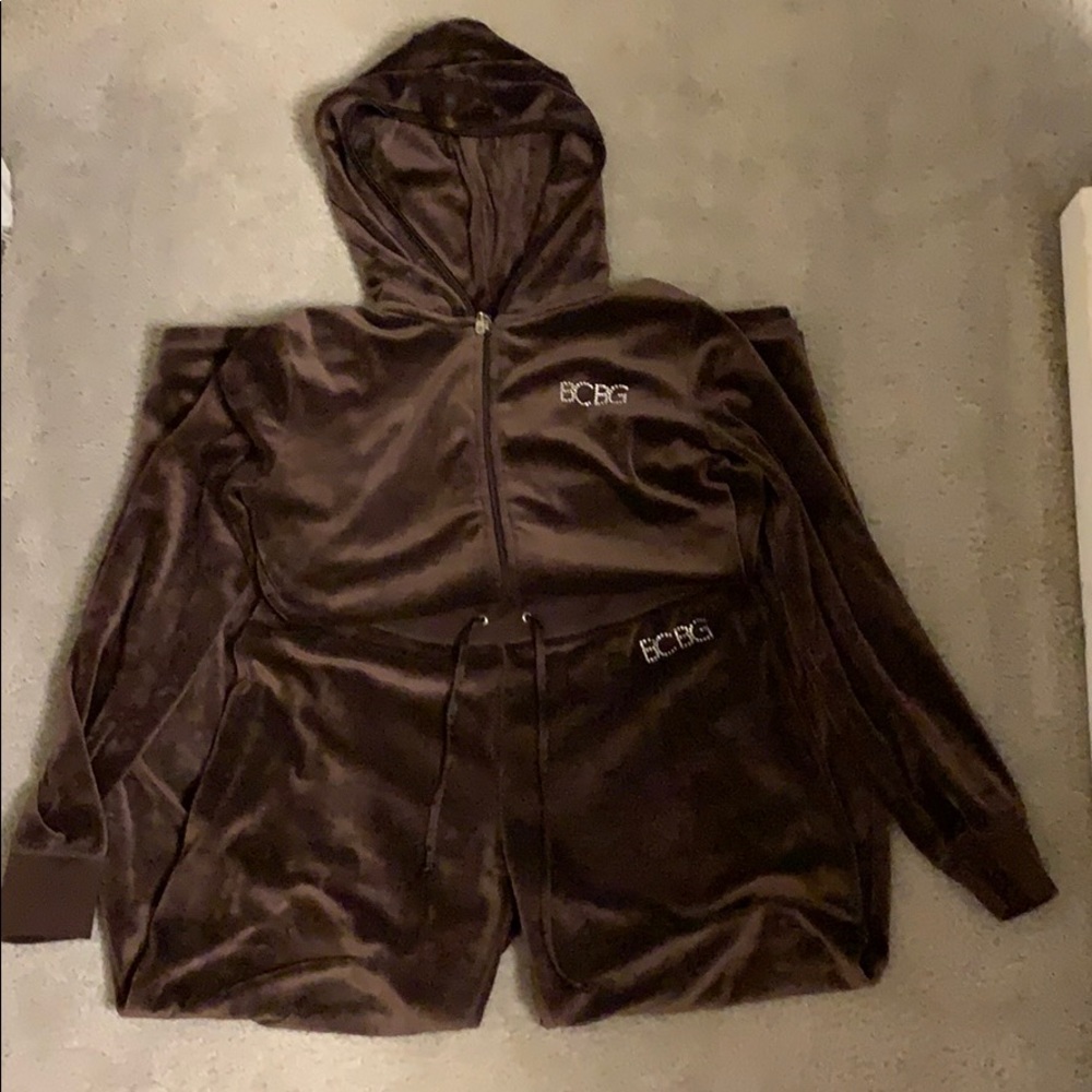Brown BCBG Jogger Set